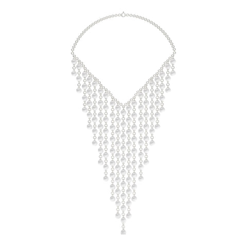 Fyn Sterling Silver Pearl Necklace