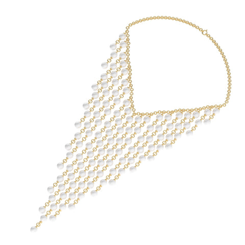 Fyn Sterling Silver Pearl Necklace