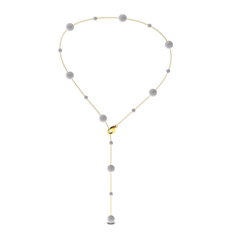 Zoe Sterling Silver Synthetic Pearl Necklace