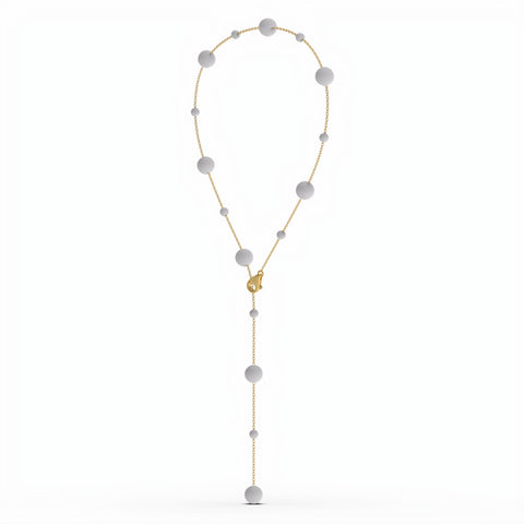 Zoe Sterling Silver Synthetic Pearl Necklace
