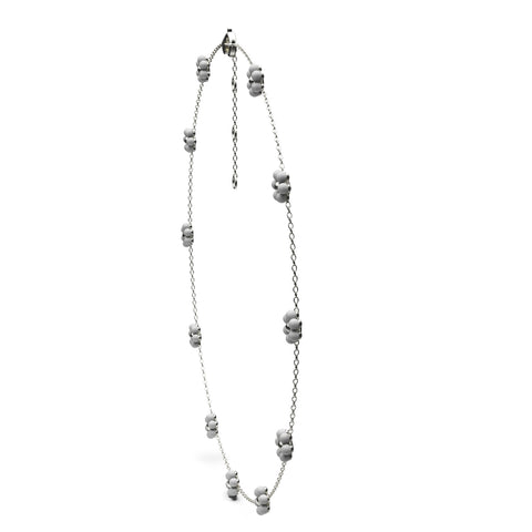 Lily Sterling Silver Synthetic Pearl Necklace