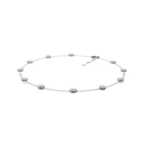 Lily Sterling Silver Synthetic Pearl Necklace