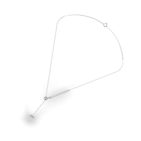 Lue Sterling Silver Synthetic Pearl Necklace