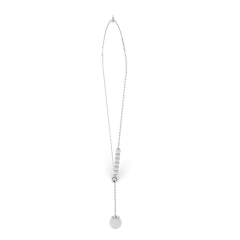Lue Sterling Silver Synthetic Pearl Necklace
