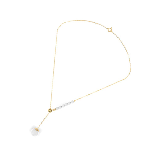 Lue Sterling Silver Synthetic Pearl Necklace