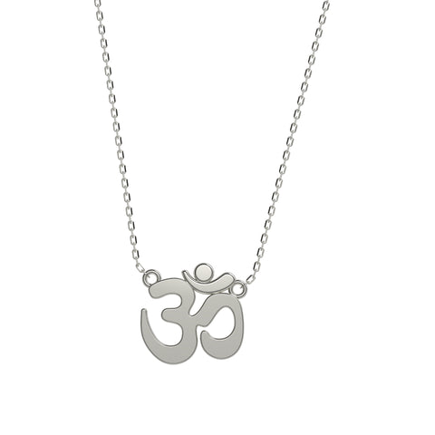 Voa Sterling Silver OM Necklace