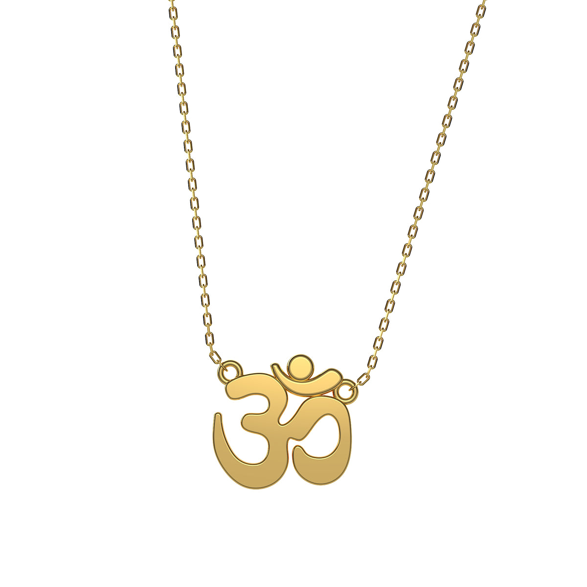 Voa Sterling Silver OM Necklace