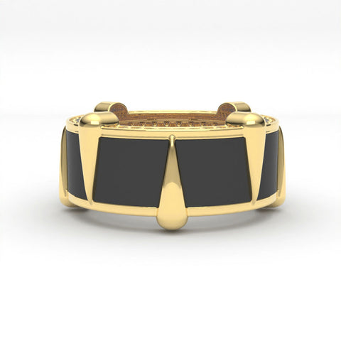 Ruby Sterling Silver Enamel Smoky Cubic Zirconia Ring