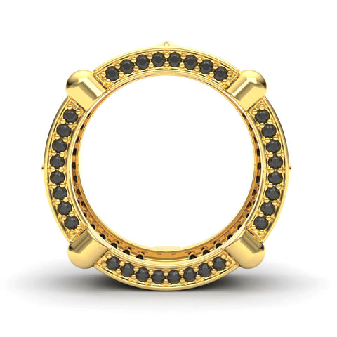 Ruby Sterling Silver Enamel Smoky Cubic Zirconia Ring