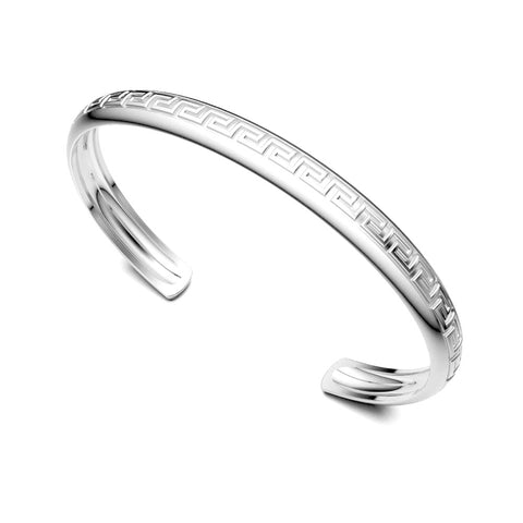 Ruby Sterling Silver Gold Plated Elegant Bangle