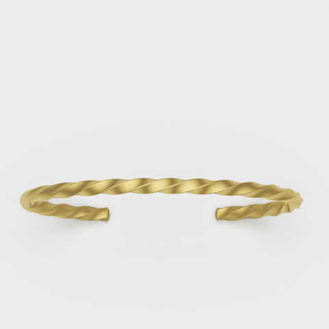 Ruby Sterling Silver Gold Plated Bangle
