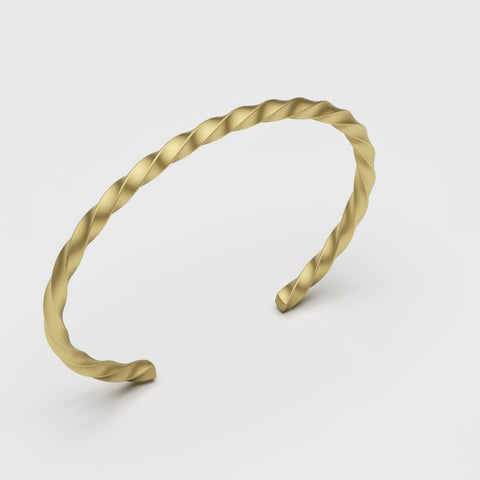 Ruby Sterling Silver Gold Plated Bangle