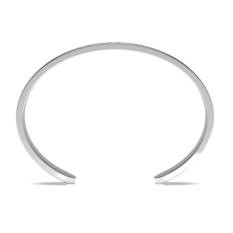 Mia Sterling Silver Gold Plated Bangle