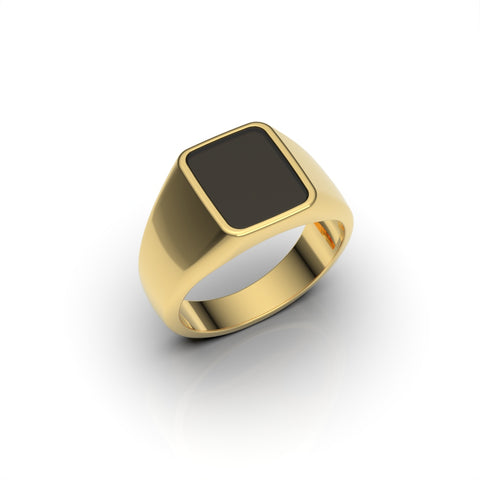 Ruby Sterling Silver Gold Plated Enamel Ring