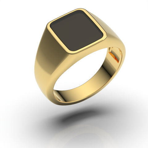 Ruby Sterling Silver Gold Plated Enamel Ring