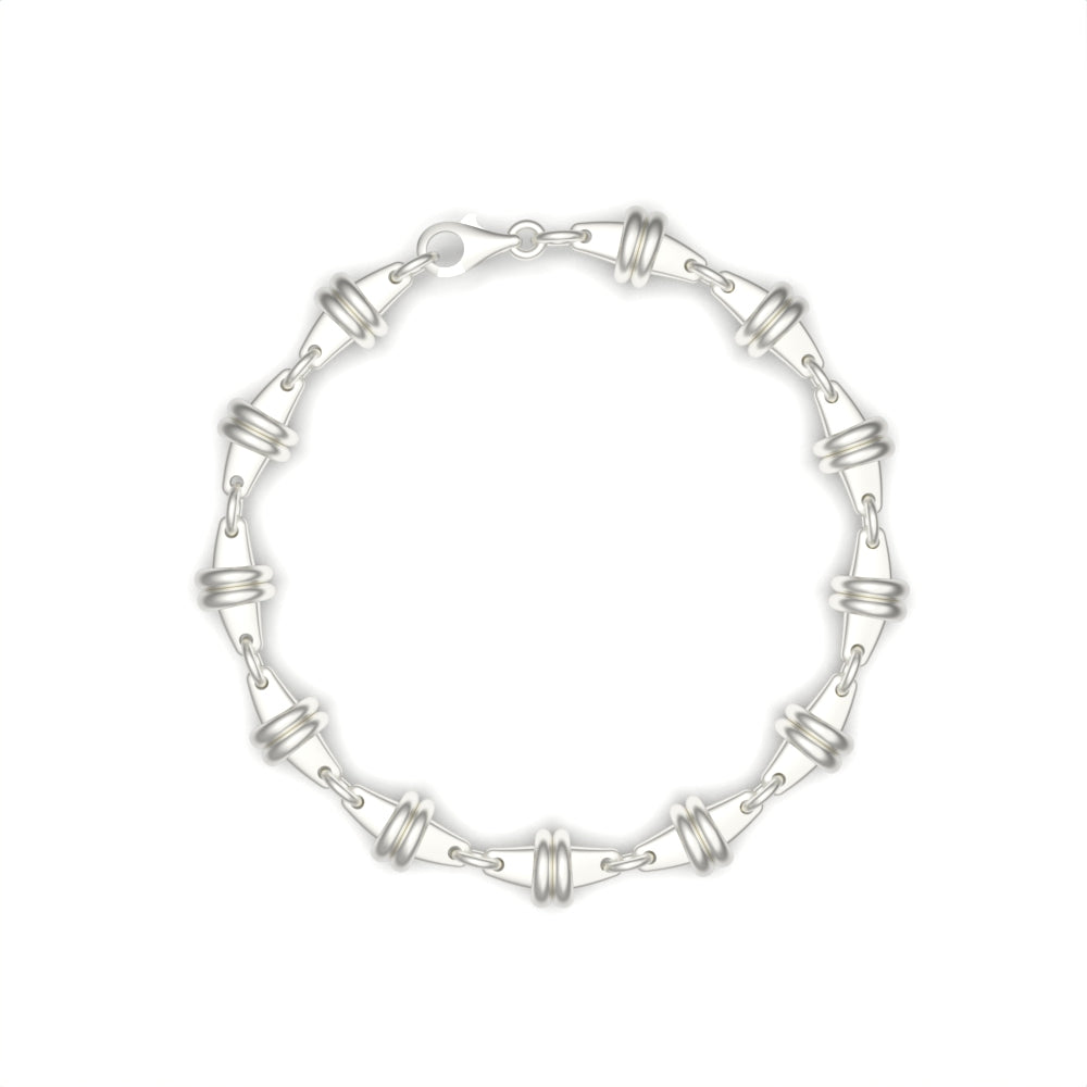 Lucy Sterling Silver Elegant Bangle