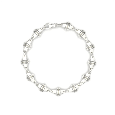 Lucy Sterling Silver Elegant Bangle