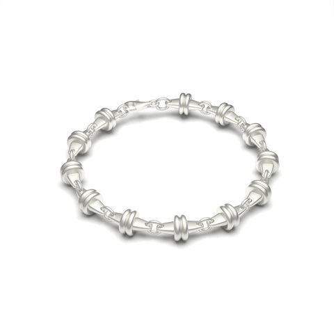 Lucy Sterling Silver Elegant Bangle