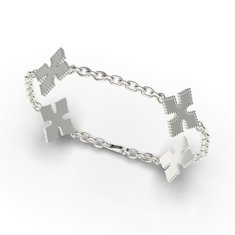 Lucy Sterling Silver Elegant Bangle Bracelet