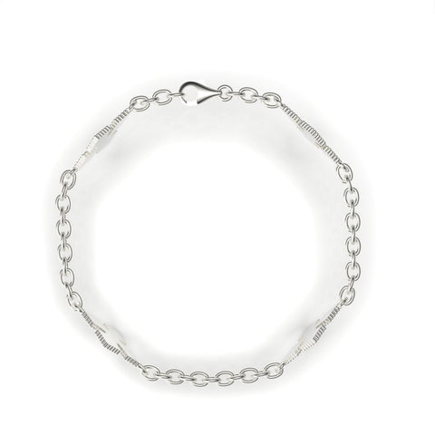 Lucy Sterling Silver Elegant Bangle Bracelet
