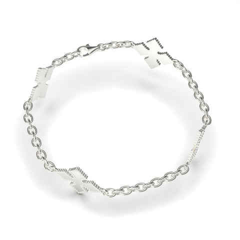 Lucy Sterling Silver Elegant Bangle Bracelet