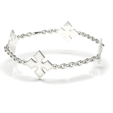 Lucy Sterling Silver Elegant Bangle Bracelet