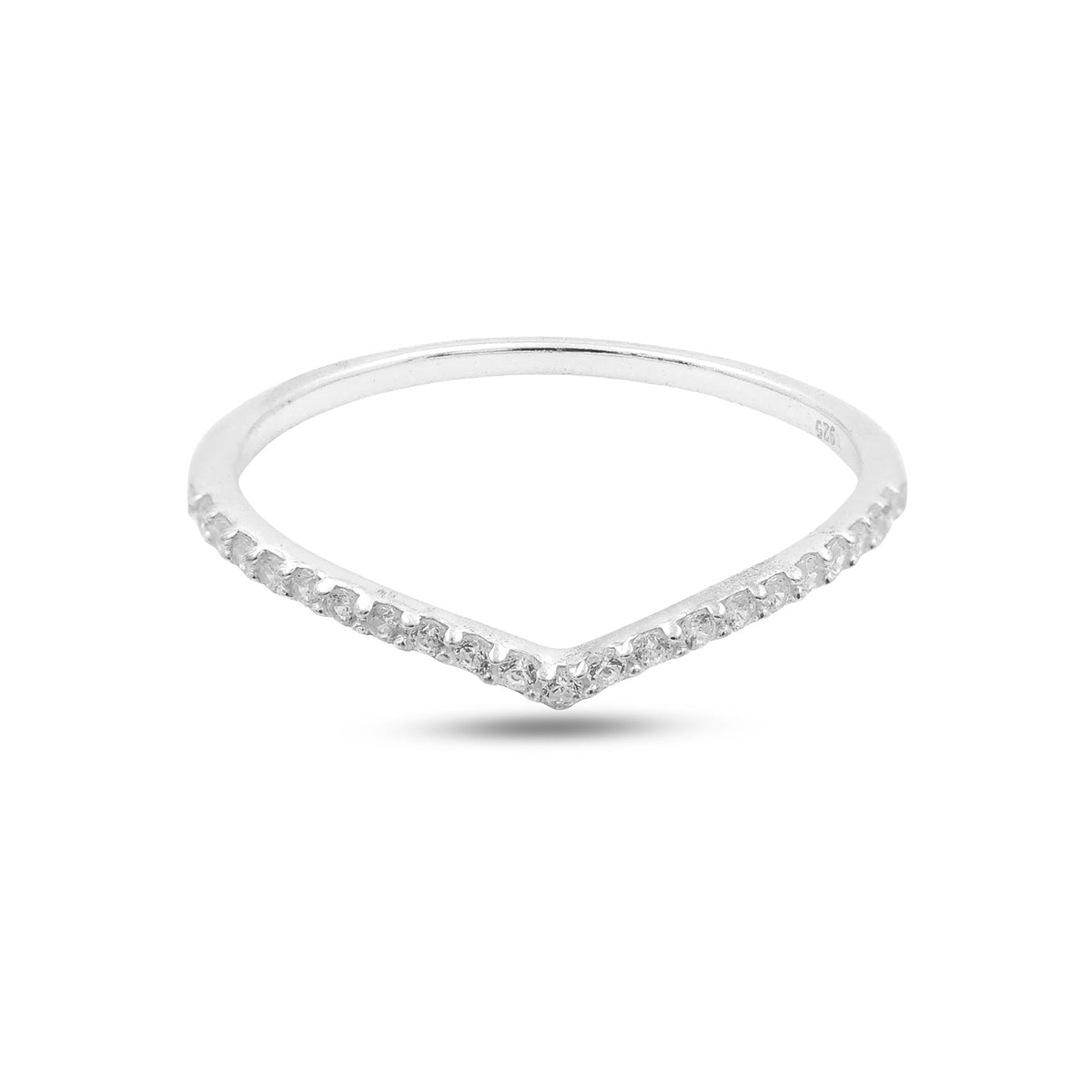 Nora Sterling Silver White Cubic Zirconia Ring