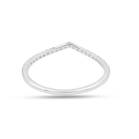 Nora Sterling Silver White Cubic Zirconia Ring