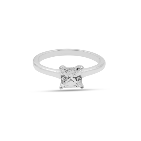 Mia Sterling Silver Lab Grown Diamond Ring