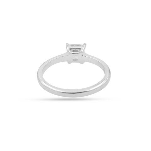 Mia Sterling Silver Lab Grown Diamond Ring