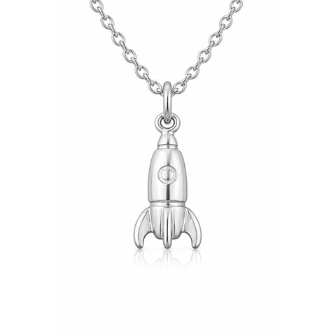 Ava Silver Rocket Necklace