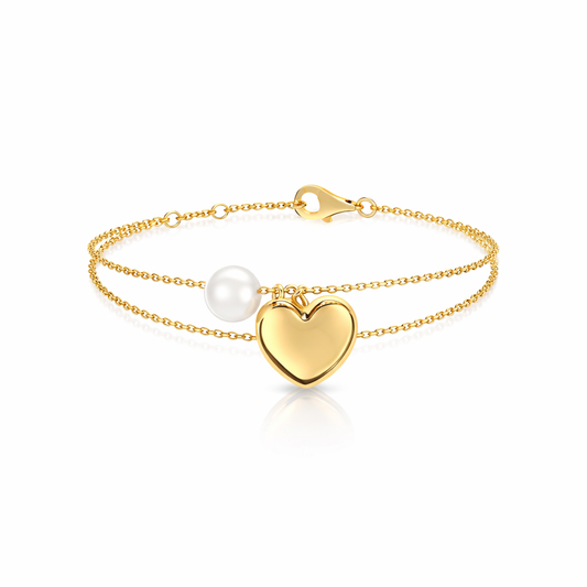 Tira Silver Pearl Bracelet