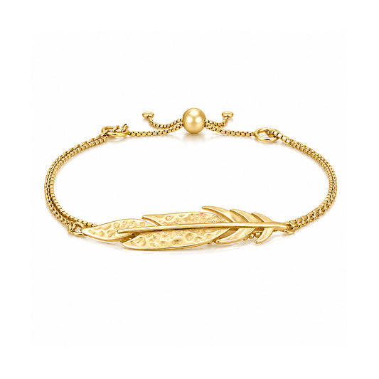 Rae Silver Leaf Bracelets