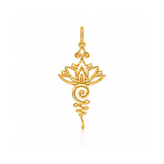 Luna Silver Floral Pendant