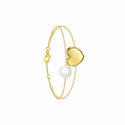 Tira Silver Pearl Bracelet