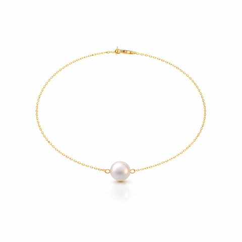 Enna Silver Pearl Anklet