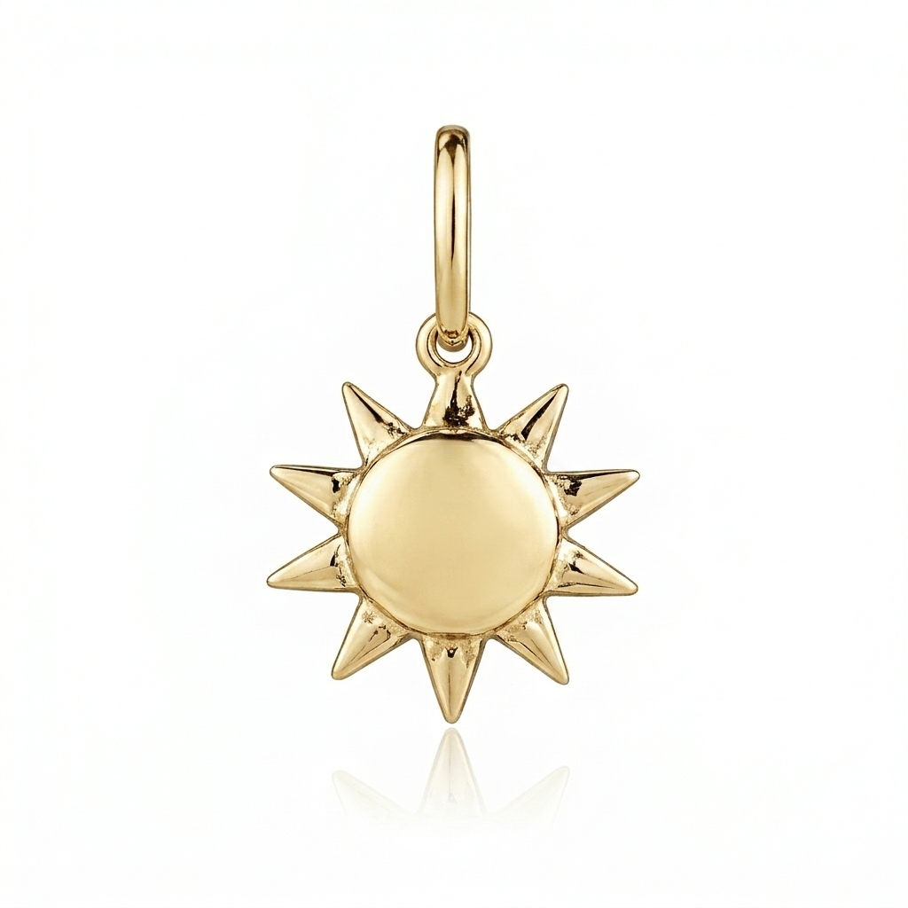 Anna Silver Sun Pendant