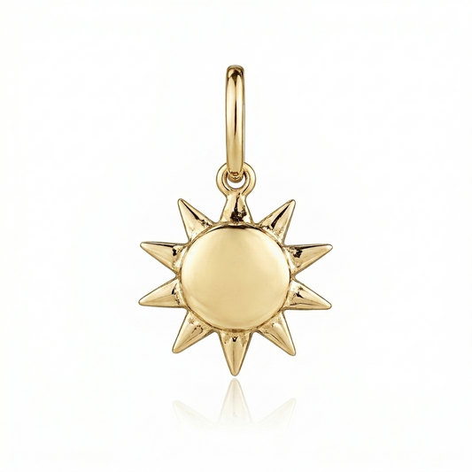 Anna Silver Sun Pendant