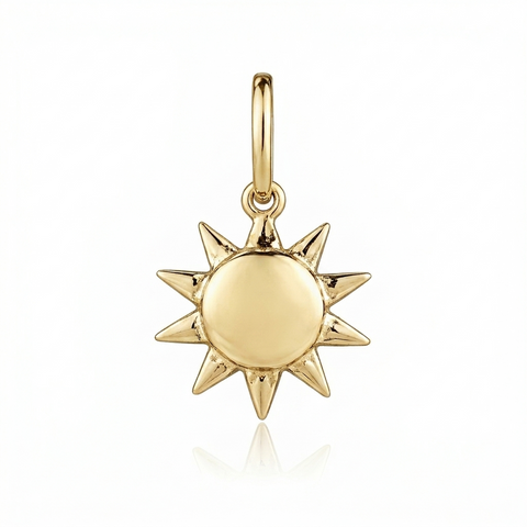 Anna Silver Sun Pendant