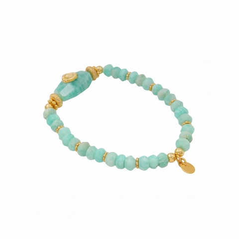 Aria Silver Amazonite Bracelets