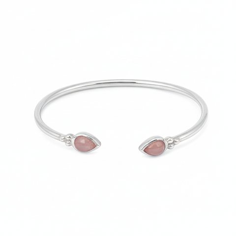 Sia Silver Quartz Bangle