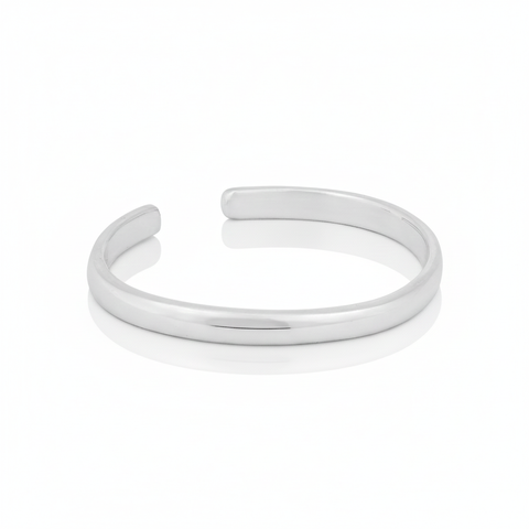 Loi Silver Cuff Bangle