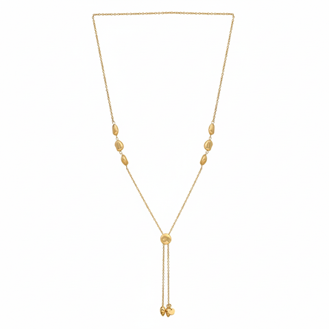 Cora Silver Slider Necklace