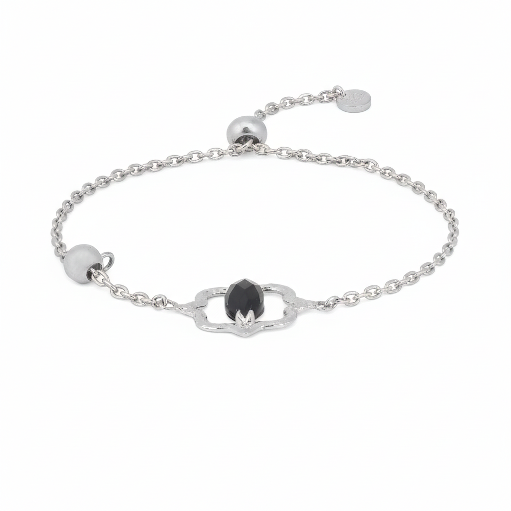 Alina Sterling Silver Single Collet Bracelets