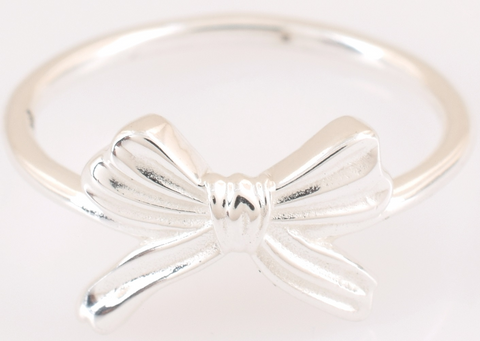 Lucy Sterling Silver Bow Ring
