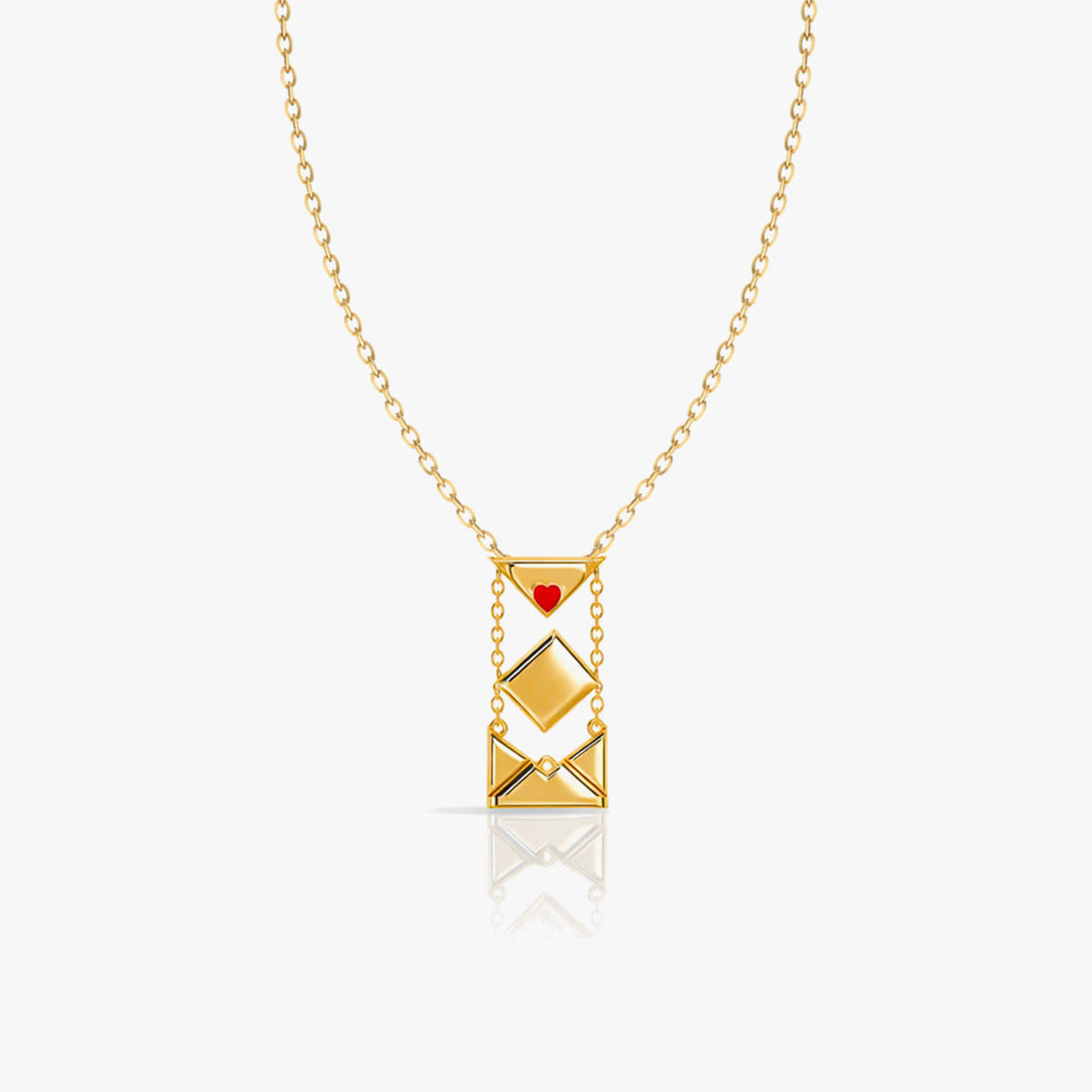 Kyra Silver Heart Necklace