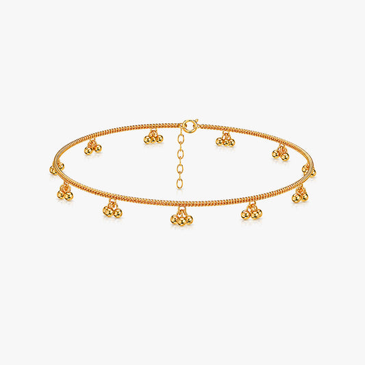 Lyra Silver Anklet