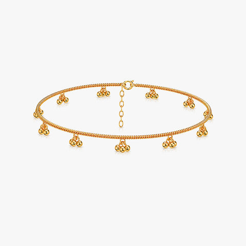Lyra Silver Anklet