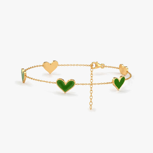 Eira Silver Enamel Bracelet
