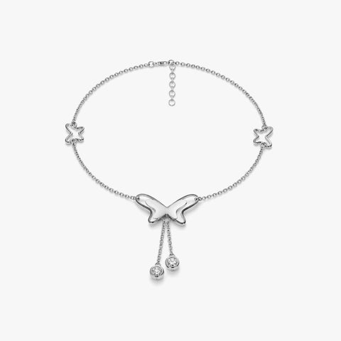 Esha Silver Anklet